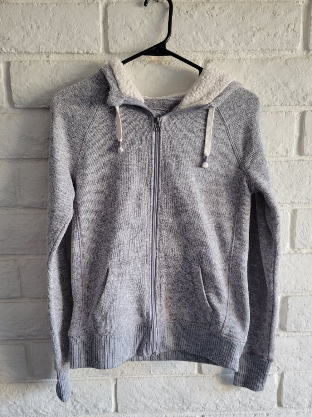 SO Gray Hooded Fleece Sweatshirt Sz M